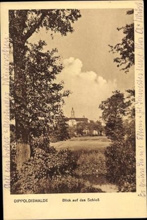zum Versenden Ansichtskarte Postkarte Schloss Naundorf Dippoldiswalde neu 2021