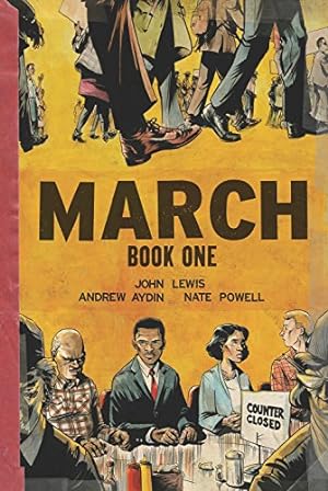 Seller image for March: Book One (Oversized Hardcover Edition) by Lewis, John, Aydin, Andrew [Hardcover ] for sale by booksXpress