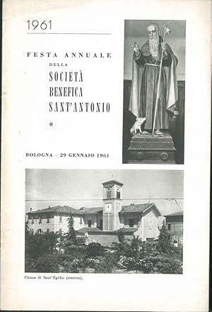 Festa annuale della società benefica sant'antonio.