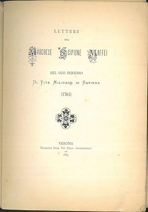 Nuova serie di Aneddoti n. XXXV. Per le faustissime nozze Pozzoni - Sona. Lettere del Marchese Sc...