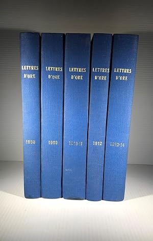 Lettres d'Ore. Relations d'Orient et supplément. 1908 - 1914