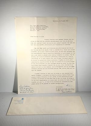 Lettre dactylographiée signée, 8 mars 1970, à l'Honorable Juge Émile Trottier