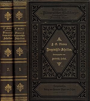 Imagen del vendedor de F.G. Dinters ausgewhlte Pdagogische Schriften. Erster + zweiter Band / kpl. (H. Beyers Bibliothek pdagogischer Klassiker). Mit Einleitungen und Anmerkungen herausgegeben von Friedrich Seidel a la venta por Paderbuch e.Kfm. Inh. Ralf R. Eichmann