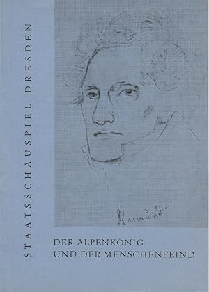 Bild des Verkufers fr Programmheft Ferdinand Raimund: Der Alpenknig und der Menschenfreind. Spielzeit 1961 / 62 Heft 1 1961 zum Verkauf von Programmhefte24 Schauspiel und Musiktheater der letzten 150 Jahre