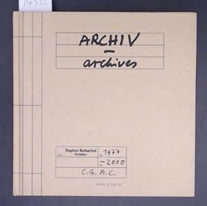 Seller image for ARCHIV - archives Drawings and photos from 1977-2000 Stephan Balkenhol for sale by Marcus Campbell Art Books