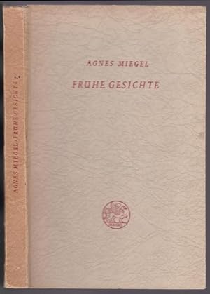 Imagen del vendedor de Frhe Gesichte a la venta por Graphem. Kunst- und Buchantiquariat