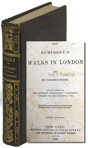 Bild des Verkufers fr Old Humphrey's Walks in London and Its Neighborhood zum Verkauf von Kenneth Mallory Bookseller ABAA