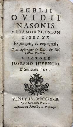 Seller image for Metamorphoseon. for sale by Libreria La Fenice di Pietro Freggio