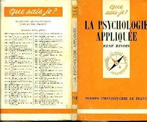 Bild des Verkufers fr Que sais-je? N 218 La psychologie applique zum Verkauf von Le-Livre