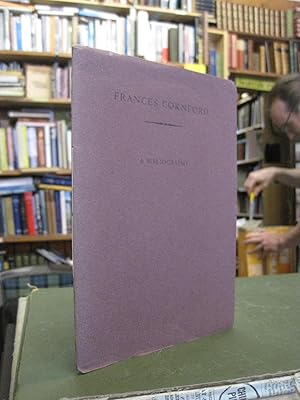 A Bibliography of the Writings of Frances Cornford