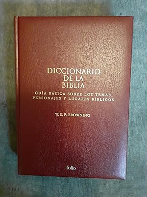 Imagen del vendedor de DICCIONARIO DE LA BIBLIA. Guida basica sobre los temas personajes y lugares biblicos. a la venta por Librairie Sainte-Marie