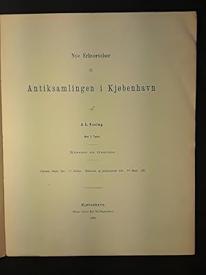 Imagen del vendedor de Nye Erhvervelser til Antiksamlingen i Kjbenhavn a la venta por Lost Time Books