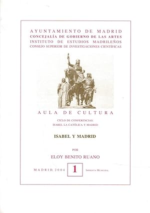 Imagen del vendedor de ISABEL Y MADRID (Conferencia pronunciada el 15 de enero de 2004 en el Centro Cultural de la Villa de Madrid) a la venta por Librera Dilogo