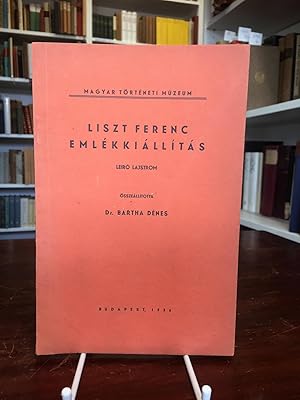 Image du vendeur pour Liszt Ferenc emlekkiallitas. Leiro lajstrom. (Magyar Trteneti Muzeum) mis en vente par Antiquariat Seibold