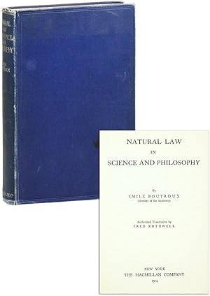 Seller image for Natural Law in Science and Philosophy for sale by Lorne Bair Rare Books, ABAA