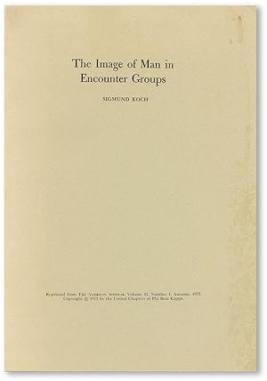 Imagen del vendedor de The Image of Man in Encounter Groups a la venta por Lorne Bair Rare Books, ABAA