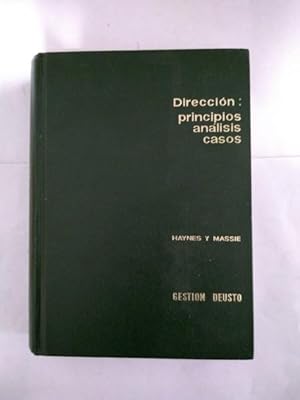 Imagen del vendedor de Direccion: principios, Analisis, Casos a la venta por Libros Ambig