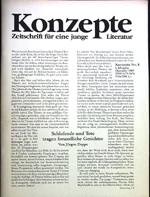 Bild des Verkufers fr Zu einer Pathologie der Postmoderne Konzepte - Zeitschrift fr eine junge Literatur, Nr. 8 zum Verkauf von books4less (Versandantiquariat Petra Gros GmbH & Co. KG)