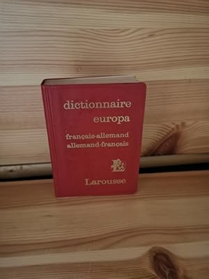 dictionnaire europa - francais-allemand, allemand-francais