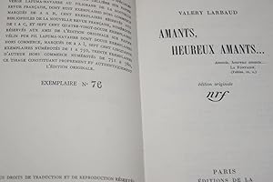 Seller image for AMANTS, HEUREUX AMANTS PRECEDE DE BEAUTE, MON BEAU SOUCI, ET SUIVI DE MON PLUS SECRET CONSEIL for sale by Librairie RAIMOND