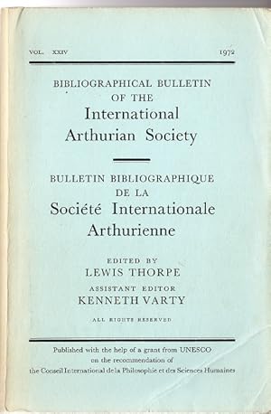 Imagen del vendedor de Bibliographical Bulletin of the International Arthurian Society. Bulletin Bibliographique de la Societe Internationale Arthurienne, Volume 24, XXIV Sprache: engl, franz a la venta por Versandantiquariat Sylvia Laue