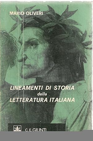 Immagine del venditore per LINEAMENTI DI STORIA DELLA LETTERATURA ITALIANA - MARIO OLIVERI venduto da Libreria Peterpan