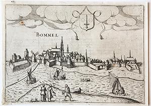 [Antique print, engraving] Bommel, published ca. 1617.