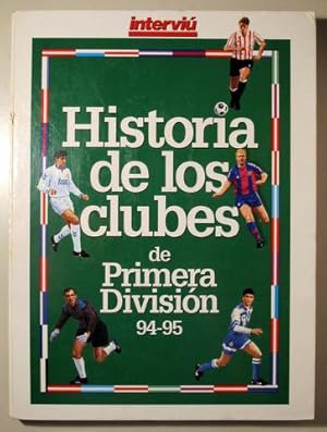 Imagen del vendedor de HISTORIA DE LOS CLUBES DE PRIMERA DIVISIN 94-95 - Barcelona 1976 - Muy ilustrado a la venta por Llibres del Mirall