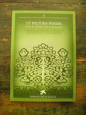 Ut pictura poesis. Com la pintura, així és la poesia