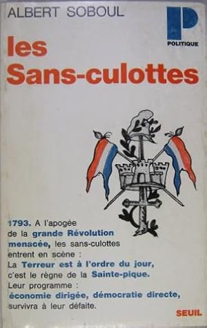 Les Sans-culottes parisiens en l an II. Mouvement populaire et gouvernement révolutionnaire (1793...