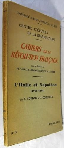 Seller image for L Italie et Napulon (1796-1814). for sale by Rotes Antiquariat