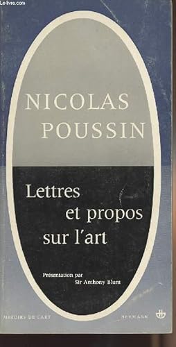 Bild des Verkufers fr Lettres et propos sur l'art - collection "miroirs de l'art" zum Verkauf von Le-Livre