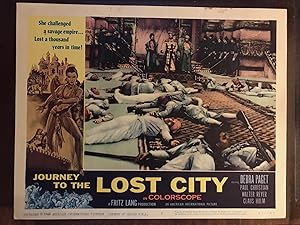 Image du vendeur pour Journey to the Lost City Lobby Card 1960 Debra Paget, Paul Hubschmid mis en vente par AcornBooksNH
