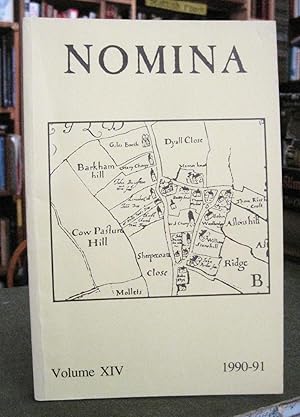 Seller image for NOMINA Volume XIV, 1990-91 - A Journal of Name Studies Relating to Great Britain and Northern Ireland for sale by Edinburgh Books