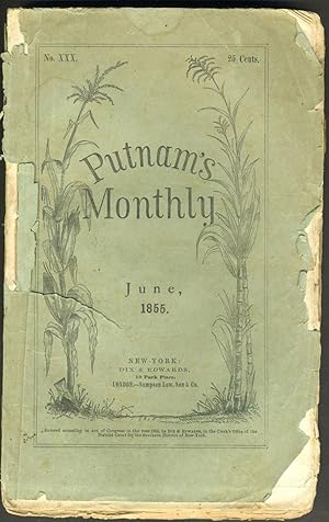 Bild des Verkufers fr Australiana, The Campbell Town Election", concerning the upcoming election & controversy over convictism in Van Diemen's Land. Putnam's Monthly. A Magazine of Literature, Science, and Art. June 1855 zum Verkauf von Antipodean Books, Maps & Prints, ABAA