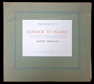 Prospectus for Homage to Ingres