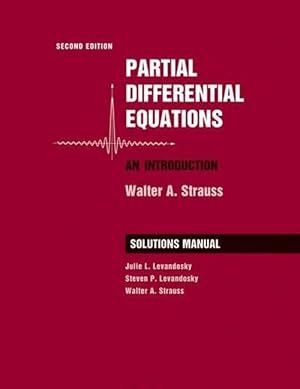 Seller image for Partial Differential Equations: An Introduction, 2e Student Solutions Manual (Paperback) for sale by Grand Eagle Retail