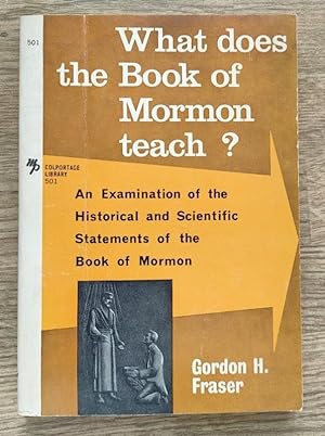Seller image for What Does the Book of Mormon Teach? for sale by Peter & Rachel Reynolds