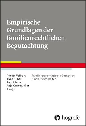 Immagine del venditore per Empirische Grundlagen der familienrechtlichen Begutachtung venduto da BuchWeltWeit Ludwig Meier e.K.