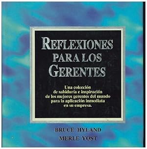 Immagine del venditore per Reflexiones Para Los Gerentes (Spanish Edition) venduto da Von Kickblanc