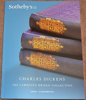 Charles Dickens. The Lawrence Drizen Collection. London. 24 September 2019. Sale #L19416