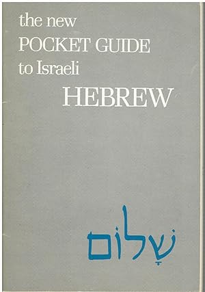 The new Pocket Guide to Israeli Hebrew