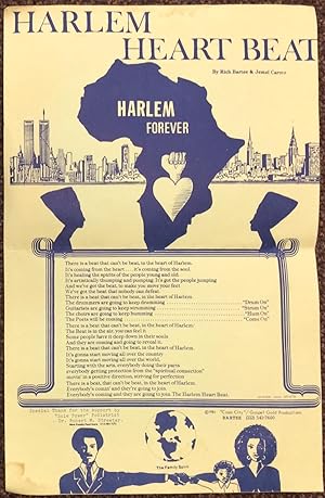 Harlem heart beat [poetry broadside]