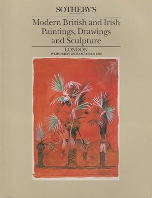 Seller image for Modern British and Irish Paintings, Drawings and Sculpture, London Wednesday 10th October 1990 for sale by The Glass Key