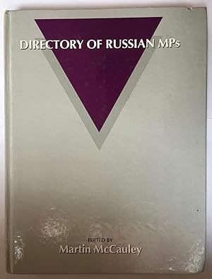 Bild des Verkufers fr Directory of Russian MPs : people's deputies of the Supreme Soviet of Russia-Russian Federation zum Verkauf von Joseph Burridge Books