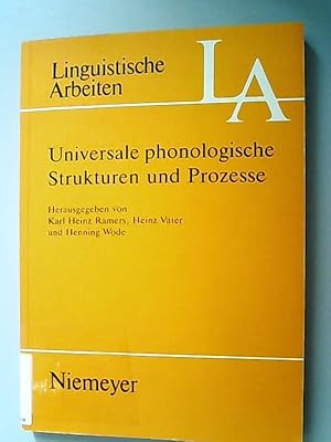 Bild des Verkufers fr Universale phonologische Strukturen und Prozesse. Linguistische Arbeiten ; 310 zum Verkauf von Antiquariat Bookfarm