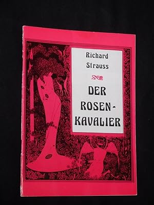 Imagen del vendedor de Programmheft 4 Stdtische Bhnen Erfurt 1988/89. DER ROSENKAVALIER von Hofmannsthal, R. Strauss (Musik). Musikal. Ltg.: Ude Nissen, Insz.: Manfred Straube, Bhnenbild: Siegfried Bach, Kostme: Ingeborg Laube. Mit Eva-Maria Brachmann, Klaus Damm, Gabriela Zamfirescu, Carola Fischer, Peter Dittmann, Sylvia Hanke a la venta por Fast alles Theater! Antiquariat fr die darstellenden Knste