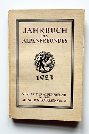 Jahrbuch des Alpenfreundes 1923.
