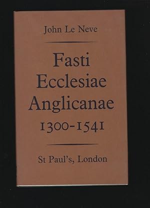 Bild des Verkufers fr FASTI ECCLESIAE ANGLICANAE 1300-1541, V: St Paul's, London zum Verkauf von Chaucer Bookshop ABA ILAB