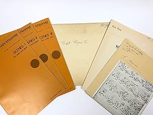 Group of Scores Inscribed to Paul Zukofsky